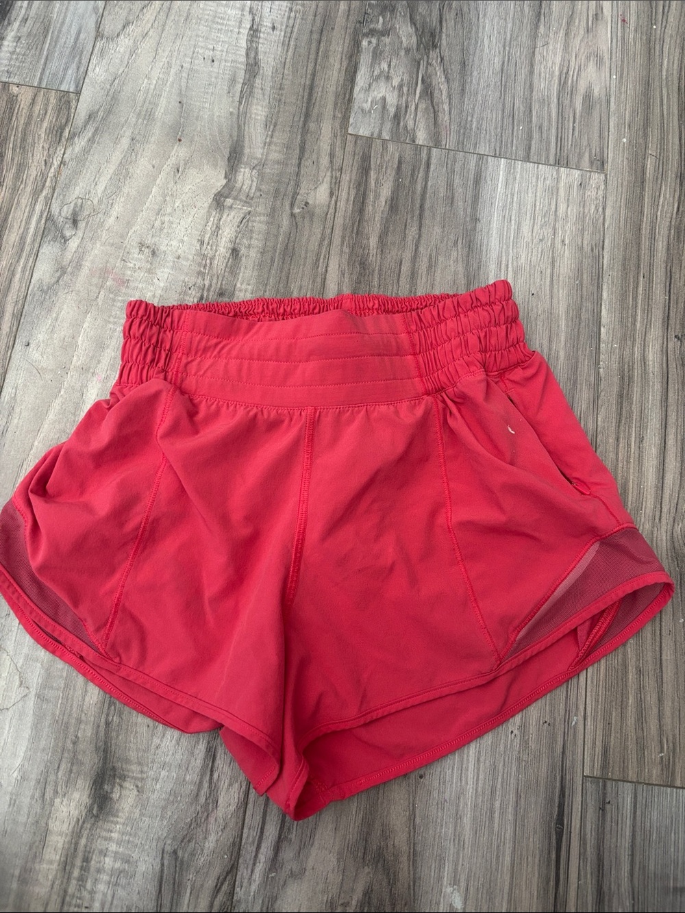 lululemon athletica High-Rise Athletic Shorts in Coral